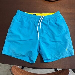 Polo by Ralph Lauren Men's Blue Swim Shorts Trunks